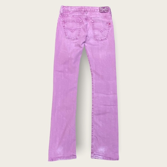 Replay Ladies’ Pink/Purple Low Rise Bootcut Jeans - Picture 7 of 15
